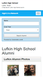 Mobile Screenshot of lufkinhighschool.org